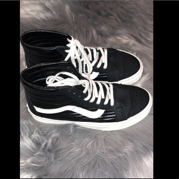❌SOLD❌VANS | HIGH TOP LEATHER VANS - Picture 2 of 7